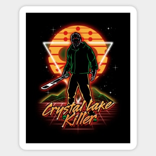 Retro Camper Killer Sticker